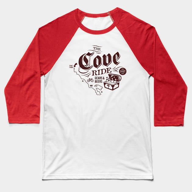 The Cove Ride Baseball T-Shirt by visualcraftsman